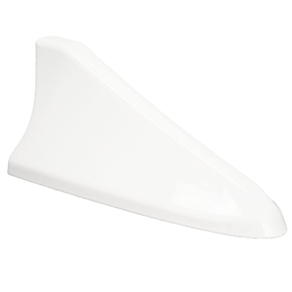 QANYEGN Car Shark Fin Antenna Cover, Roof Aerial Base Replacement, Shark Fin Antenna Cover for Many Models of Cars(White)