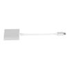 Cyrank USB 3.1 Type-C to Vga, Aluminum Alloy USB-C to Converter Vga to USB for Monitor 12 Inch(Silver) view 1
