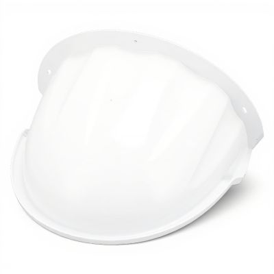 ABS Plastic Sun Rain Shade Outdoor Security Camera Cover with Unnoticeable Cable Design for Wide Compatibility and Firm Installation (White)