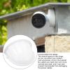 ABS Plastic Sun Rain Shade Outdoor Security Camera Cover with Unnoticeable Cable Design for Wide Compatibility and Firm Installation (White) view 2