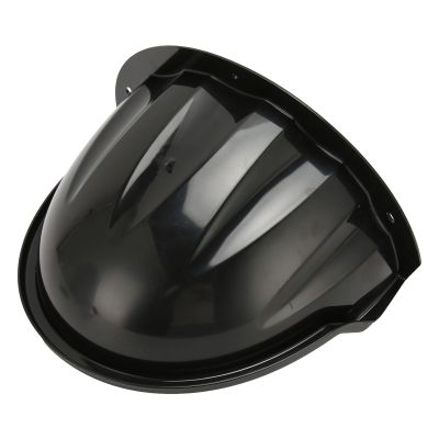 ABS Plastic Sun Rain Shade Outdoor Security Camera Cover with Unnoticeable Cable Design for Wide Compatibility and Firm Installation (Black)