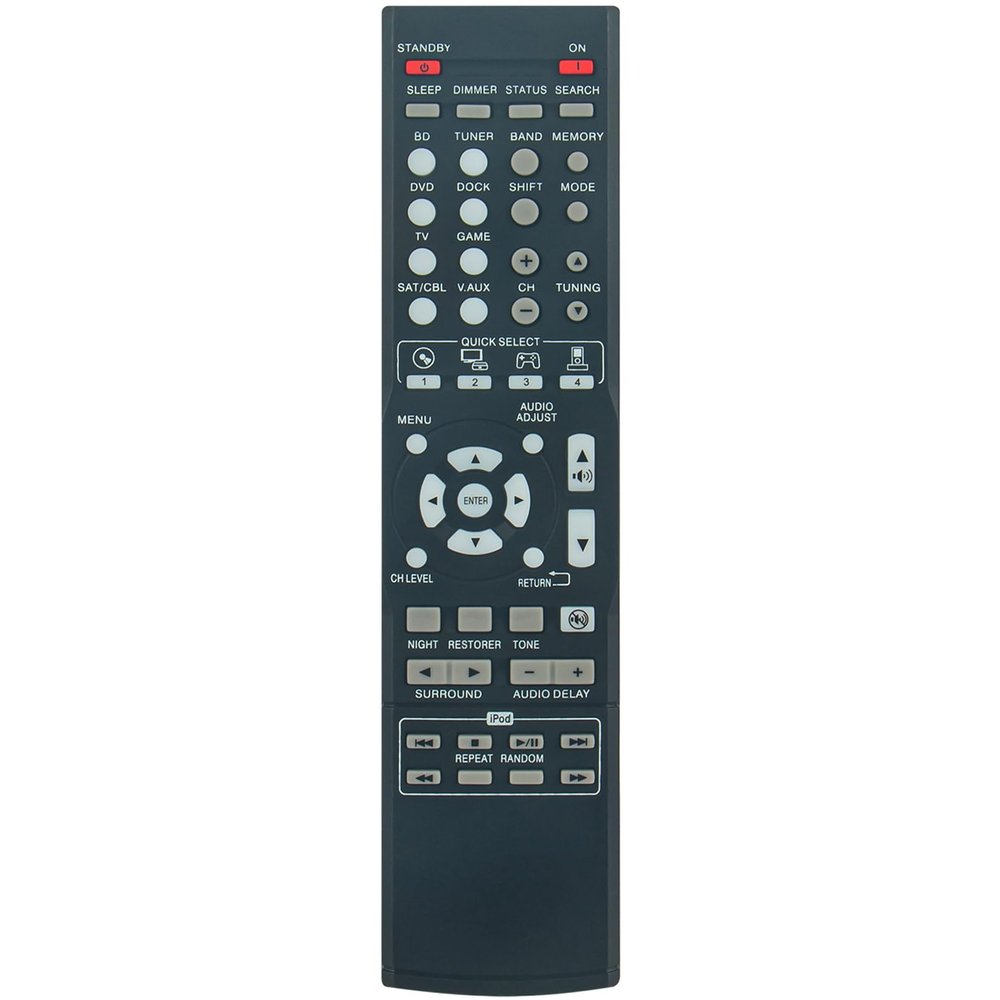 RC-1158 Remote Commander Replacement Compatible with Denon AV Surround Receiver AVR-1312 DHT-1312BA DHT-1312XP AVR1312 DHT1312 DHT1312BA DHT1312XP Stereo System