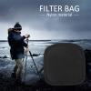 Nylon Filter Bag, Compact 9 Slot Camera Accessory Case with Shoulder Strap and Photography Equipment Case view 3