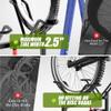 Sttoraboks 2 Bikes Floor Stand,Adjustable Bicycle Parking Rack with Hook for Garage/Indoor/Outdoor,Metal Cycle Storage Organizer Rack for Road Bikes view 4