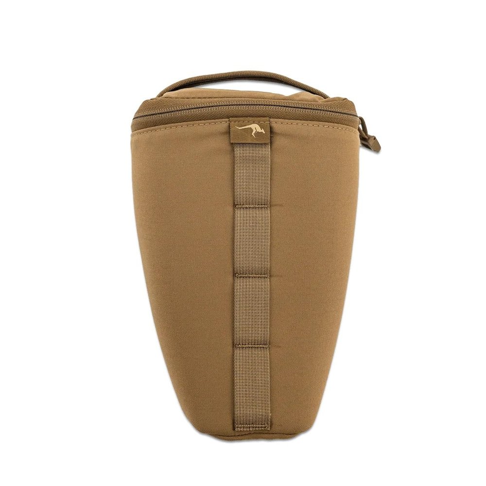 Marsupial Gear BTX Eyepiece 15x Case - Padded Zippered Case for High-Power Binocular Protection, Coyote