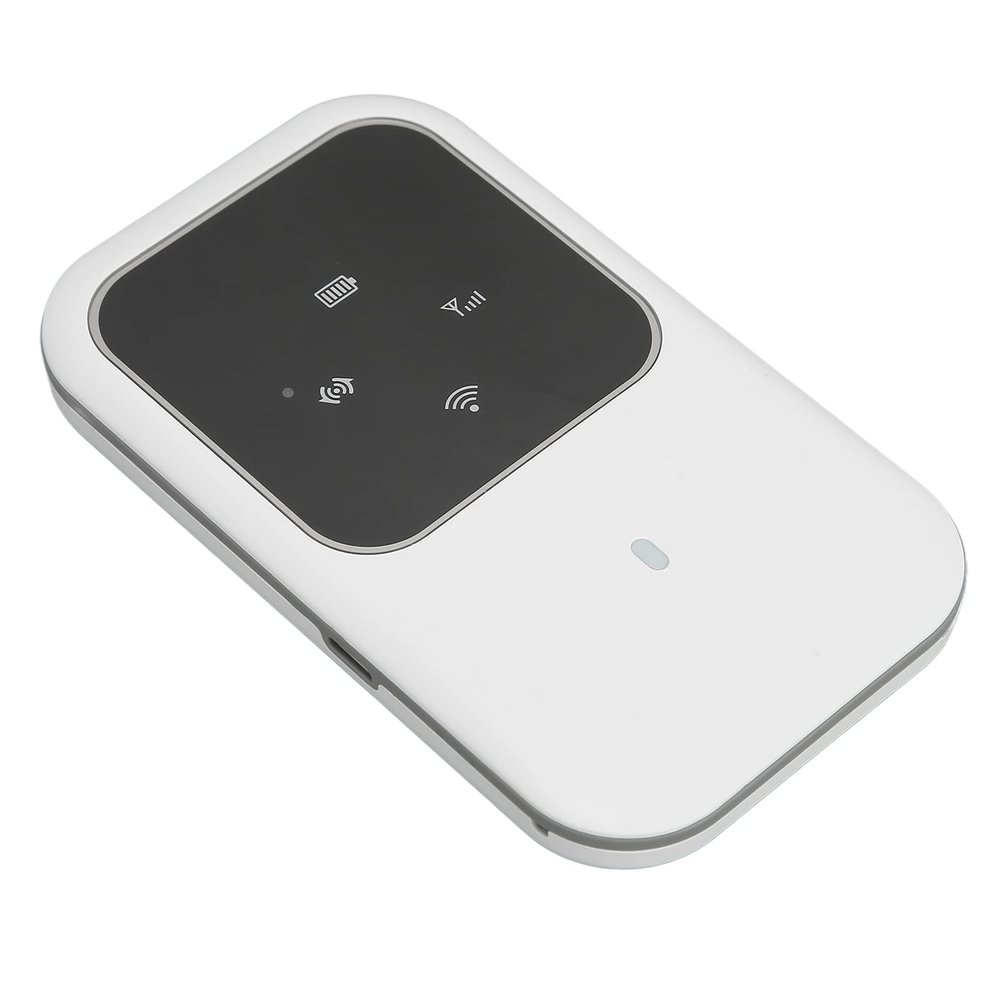 4G LTE Mobile Hotspot, Portable High Speed Mobile Router with SIM Card Slot, Support Up to 150Mbps Download Speed, Up to 10 Connect Device, Pocket for Travel