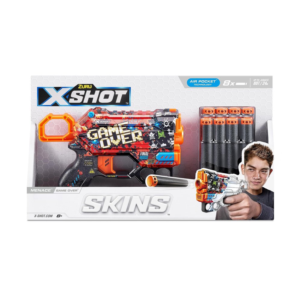 ZURU Routers - Wireless - Modems Brand Model X-Shot Skins - Manace with 8 DARDI