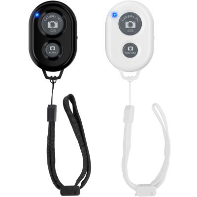 Wireless Camera Remote Shutter for Smartphones (2 Pack), zttopo Wireless Phone Camera Remote Control Compatible with iPhone/Android Cell Phone - Create Amazing Photos and Selfies, Wrist Strap Included