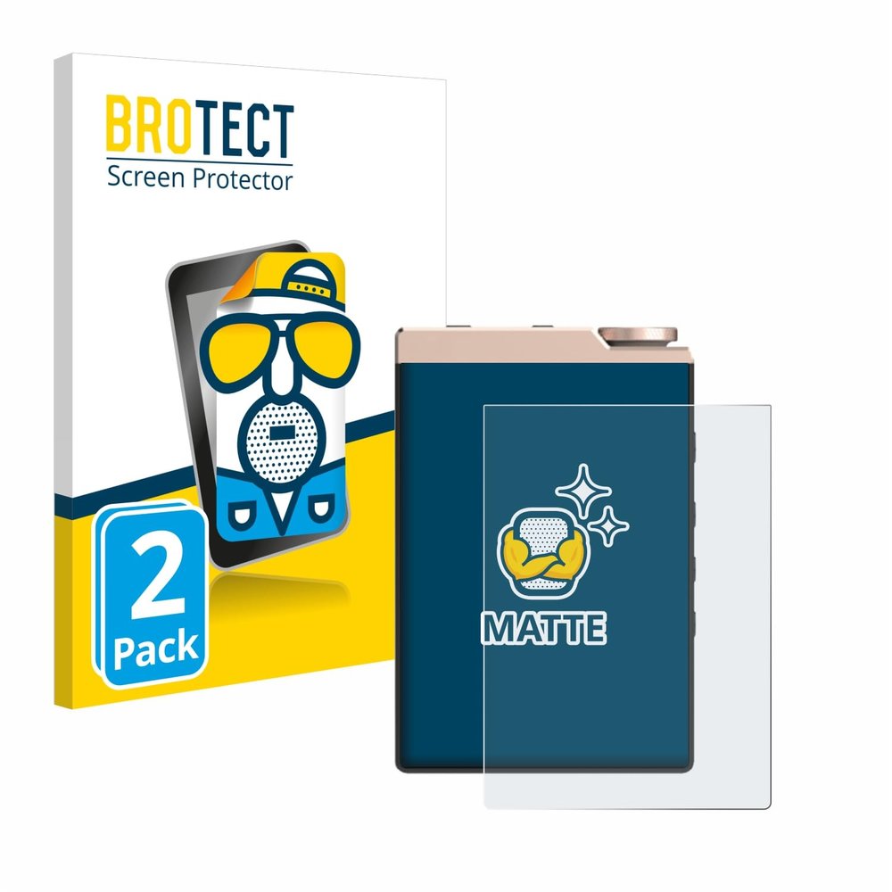 BROTECT 2-Pack Screen Protector Anti-Glare Compatible with Cowon Plenue D3 Screen Protector Matte, Anti-Fingerprint Protection Film