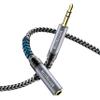 BlueRigger Headphone Extension Cable (15FT, 24K Gold Plated Jack, Hi-Fi Sound, 3.5mm Male to Female Stereo Audio Cable)  Aux Cord for iPod, Laptops, Smartphones, Speakers, Tablets, Home Car Stereo view 1