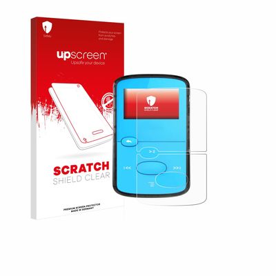 upscreen Scratch Shield Screen Protector compatible with SanDisk Clip Jam - HD-Clear, Anti-Fingerprint
