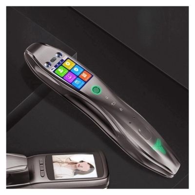 HAvern Intelligent Dual Screen 3D Facial Recognition Palm Print Fingerprint Password IC Card Electronic Door Lock Home Anti-Theft Office Lock