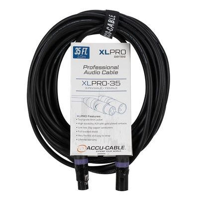 American DJ ADJ XLPRO-35 35 Foot 3-Pin XLR Male to XLR Female Audio Cable