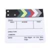 ICRPSTU Director Clapper, Wide Application Acrylic Wood Photo Prop Clear Sounds Easy Writing Movie Clap Board for Editing (20x19.5cm / 7.87x7.68in) view 2