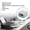 DAUERHAFT Wireless Print Server, Support Image Printing USB 2.0 Network Print Server Multiple Interfaces 100-240V Lightweight for PC (US Plug) view 4