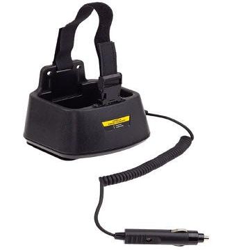 Single Bay Vehicle Rapid Charger for Icom IC-F4GT Rechargeable Two Way Radio