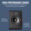 Polk Audio OWM3 Compact Satellite Speaker - 4 Pack (Black) view 3