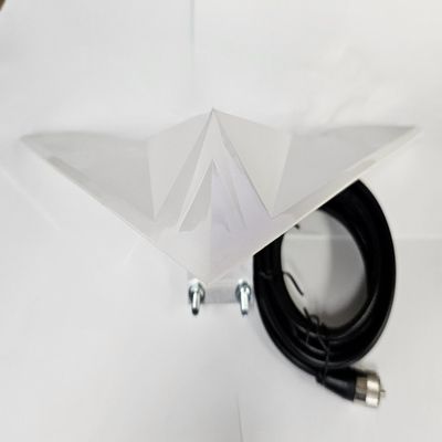 Pro Trucker 14" Mirror Mounted TV Antenna-White with 10' Cable
