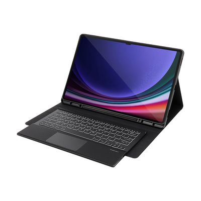 Sahara - Navigate Series Case with TrackPad for Galaxy Tab S10 Ultra and Tab S9 Ultra, Black, (TB00341)