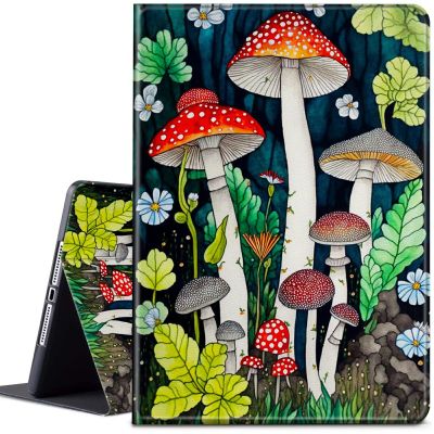 CGFGHHUY Kindle Scribe Case - 10.2 Inch Lightweight Protective PU Leather Smart Stand Cover With Auto Wake/Sleep for 2022 Scribe - Mushroom
