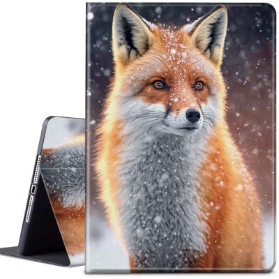 CGFGHHUY for Kindle Scribe Case for Kindle Scribe Cover 10.2 inch Lightweight Protective PU Leather Smart Stand Cover with Auto Wake Sleep Case for Kindle Scribe 2022 - Red Fox