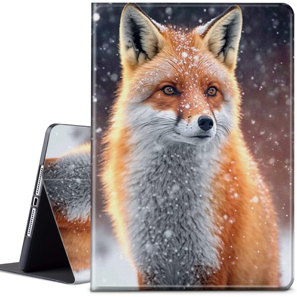 CGFGHHUY for Kindle Scribe Case for Kindle Scribe Cover 10.2 inch Lightweight Protective PU Leather Smart Stand Cover with Auto Wake Sleep Case for Kindle Scribe 2022 - Red Fox