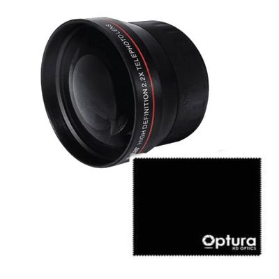 2.0X High Definition Telephoto Conversion Lens for Canon XF100 HD (58MM)