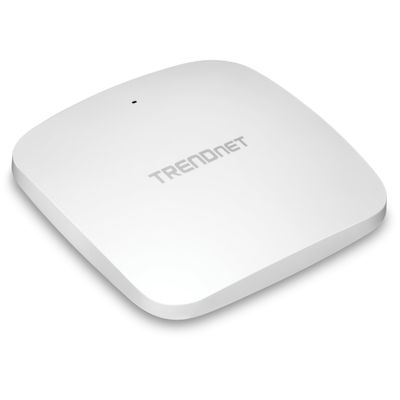 TRENDnet AX5400 Dual Band WiFi 6 PoE+ Access Point, TEW-925DAP, 1 x 2.5GBASE-T PoE+ LAN Port, OFDMA and MU-MIMO Technology, 4804Mbps (5Ghz), 573Mbps (2.4Ghz), WPA3 Ecryption, White