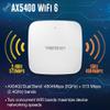 TRENDnet AX5400 Dual Band WiFi 6 PoE+ Access Point, TEW-925DAP, 1 x 2.5GBASE-T PoE+ LAN Port, OFDMA and MU-MIMO Technology, 4804Mbps (5Ghz), 573Mbps (2.4Ghz), WPA3 Ecryption, White view 3