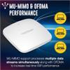 TRENDnet AX5400 Dual Band WiFi 6 PoE+ Access Point, TEW-925DAP, 1 x 2.5GBASE-T PoE+ LAN Port, OFDMA and MU-MIMO Technology, 4804Mbps (5Ghz), 573Mbps (2.4Ghz), WPA3 Ecryption, White view 4