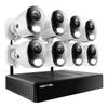 Night Owl 10 Channel Bluetooth Video Home Security Camera System with (8) Plug-in Wi-Fi 2K HD Indoor/Outdoor Spotlight Cameras with 2-Way Audio and 1TB Hard Drive (Expandable up to 10 Cameras) view 1