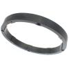FDXGYH 2 Pcs 6.5-Inch Auto Car Universal Fit ABS Solid Speaker Spacers Car Stereo Speaker Spacer Adaptor Ring Mounting Bracket (Black) view 2
