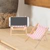 ibasenice Beach Chair Mobile Phone Holder 2-Pack Desktop Phone Stand Lightweight Foldable Rack for Office Desk Decoration and Hands-Free Use view 2
