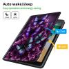 CGFGHHUY for Kindle Scribe Case for Kindle Scribe Cover 10.2 inch Lightweight Protective PU Leather Smart Stand Cover with Auto Wake Sleep Case for Kindle Scribe 2022 - Purple Flowers Butterflies view 2