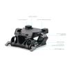 TILTA 15mm LWS Arca Dual Baseplate and ARCA Dual Quick Release Plate for Lightweight Shoulder Rig TA-DBPK-B view 2