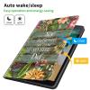 CGFGHHUY for Kindle Scribe Case for Kindle Scribe Cover 10.2 inch Lightweight Protective PU Leather Smart Stand Cover with Auto Wake Sleep Case for Kindle Scribe 2022 - Floral Flowers Plants on Wooden view 2