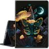 CGFGHHUY Kindle Scribe Case - 10.2 Inch Lightweight Protective PU Leather Smart Stand Cover With Auto Wake/Sleep for 2022 Scribe - Mountain Moon Moth view 1