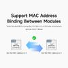 4Pcs Bluetooth to Serial Port Module E104-BT08 BLE5.1 Ceramic Antenna UART Low Power Mac Address Master Slave Small Size Beacon iBeacon view 3