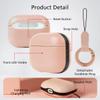 alto Italian Leather Case Cover Compatible AirPods Pro 2nd Generation 2022 Women Men Protective Hard Shell Supports Wireless Charging LED Visible (Misty Pink, AirPods Pro 2) view 4