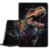 Case for Galaxy Tab S6 Lite 10.4 2022/2020, Smart Stand Back Cover Auto Wake/Sleep for Samsung Tab S6 Lite 10.4 inch Tablet [SM-P610/P613/P615/P619]Watercolor Dinosaur view 1
