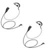 Arrowmax AEH1500-M1 G-Shape Style Earpiece PTT Compatible with Motorola CP200D CP100D R2 DEP450 BPR40D CP200 CP185 BPR40 Yaesu FT-65 FT-25 FT-4X/V XiR P3688 (2 Pieces) view 1
