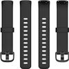 Baaletc Compatible with Fitbit Inspire 3 Bands for Men Women, Soft Silicone Sport Wristband Strap Band Bracelets for Inspire 3, Small Large (Black-, Small:5.5"-7.1" Wrist) view 3