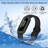 Baaletc Compatible with Fitbit Inspire 3 Bands for Men Women, Soft Silicone Sport Wristband Strap Band Bracelets for Inspire 3, Small Large (Black-, Small:5.5"-7.1" Wrist) view 4