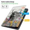 CGFGHHUY Case for Kindle Scribe - 10.2 inch Lightweight Protective PU Leather Smart Stand Cover with Auto Wake Sleep - Cow Flowers view 2