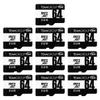 TEAMGROUP Micro 64GB 10 Pack UHS-I U1 Class 10 SDHC SDXC Read Speed up to 100MB/s High Speed Flash Meomry Card with Adapter for Camera, Surveillance, Full HD Shooting TUSDX64GCL10U66 view 1