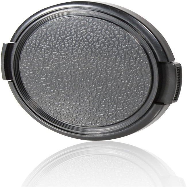 CamDesign Sides Pinch Snap-On Front Lens Cap/Cover Compatible with Canon, Nikon, Sony, Fujifilm Pentax All DSLR Lenses (28 MM)