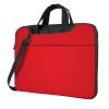 Solid Color Red Ultra-Thin Waterproof Laptop Bag With Shoulder Strap And Handle For Daily Business Trips14 Inch view 1