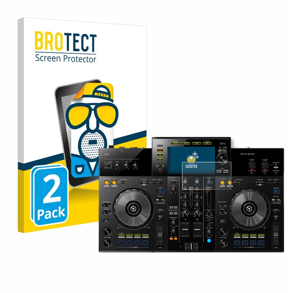 BROTECT 2-Pack Screen Protector Anti-Glare Compatible with Pioneer XDJ -RR Screen Protector Matte, Anti-Fingerprint Protection Film