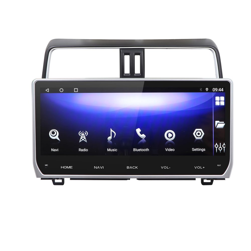 12.3 inch Car Radio for Toyota Land Cruiser Prado 150 2018 2019 2020 2011 2012 2023 Upgrade Stereo Radio Replacement with CarPlay Touch Screen Android Auto Bluetooth GPS SWC WiFi Backup Camera