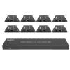 KEQINX 4K 1x8 HDMI Extender Splitter 70m/230ft HDMI Over Ethernet Splitter POC Satellite TV Splitters view 1